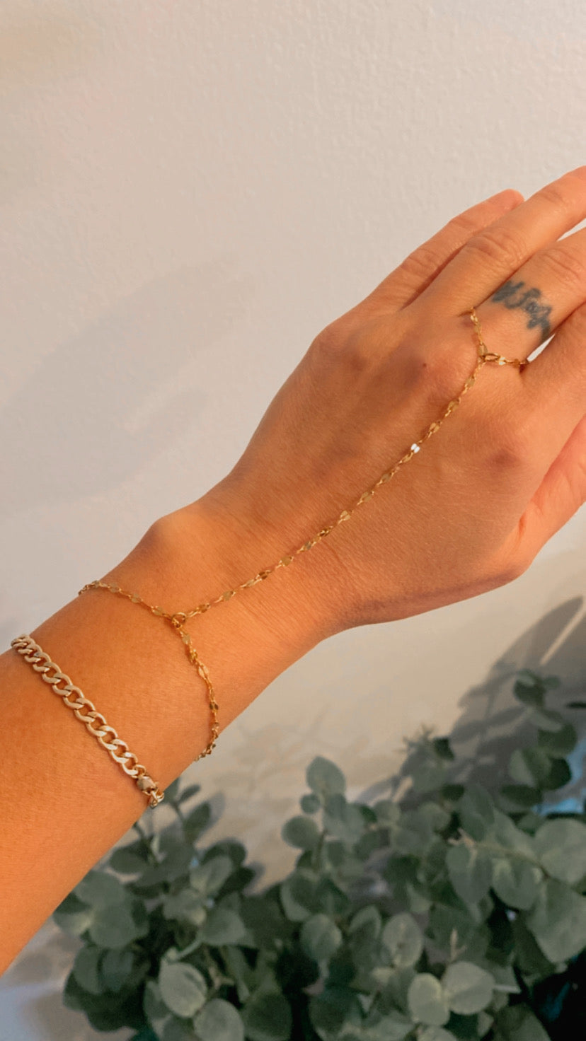 Shiny Chain - Bracelet/Ring Combo Chain