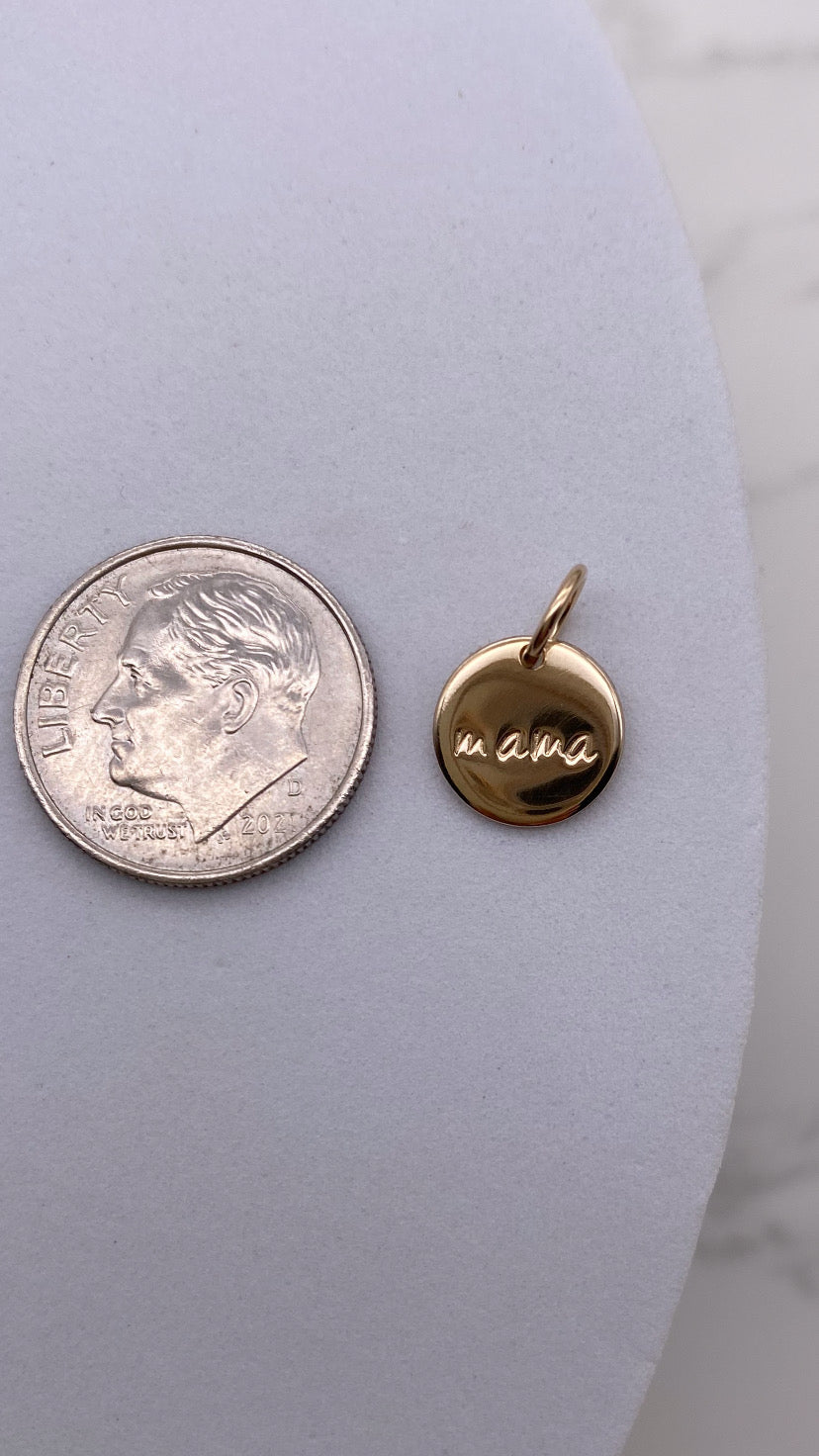 9MM Disc Charm - 40% OFF - FINAL SALE - DISCOUNT APPLIED AT CHECK OUT