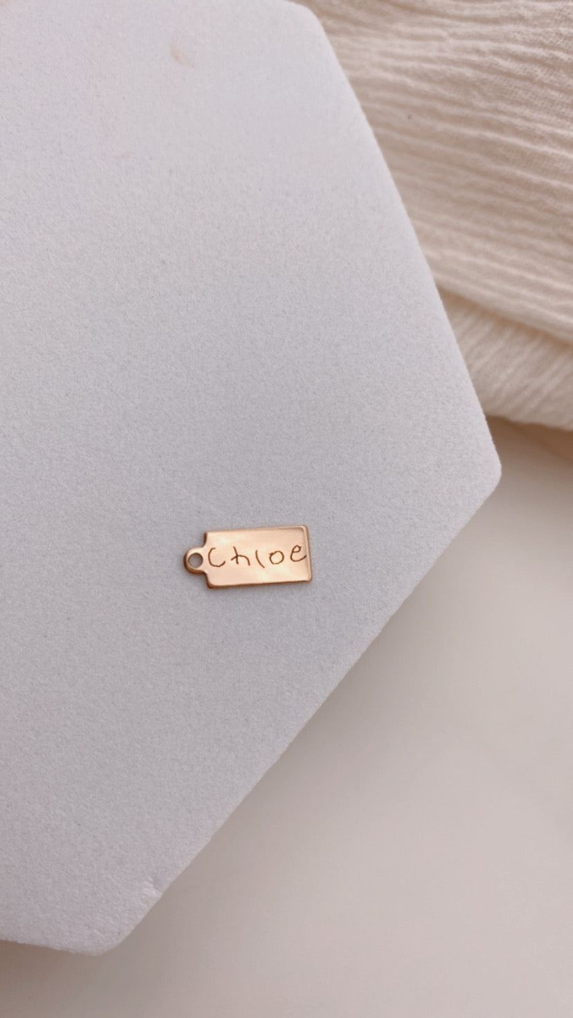 CUSTOM Tag Charm - NEED TO UPLOAD A PHOTO - PLEASE READ DESCRIPTION TAB