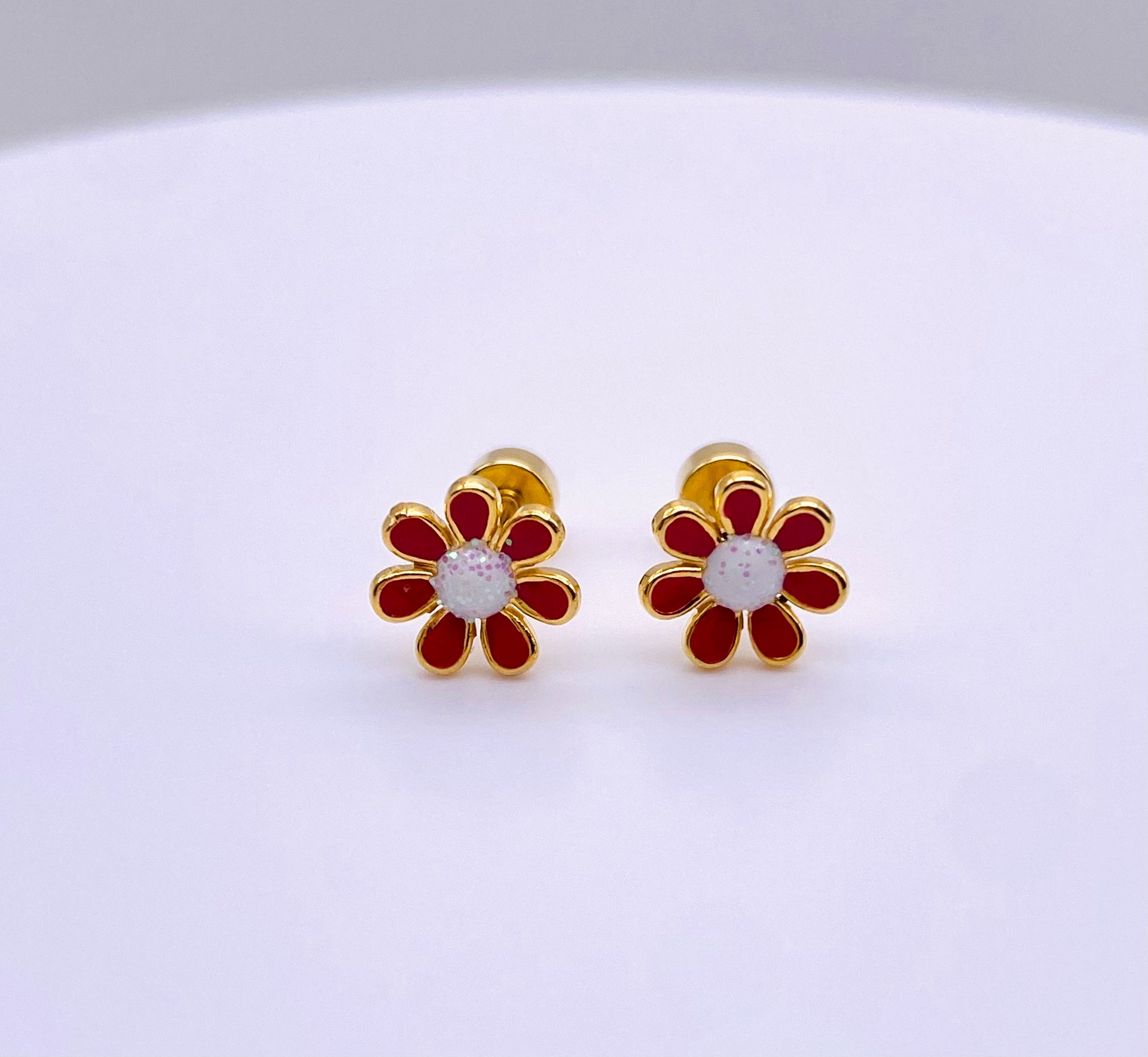 Daisy Flower STUD - FLAT BACK