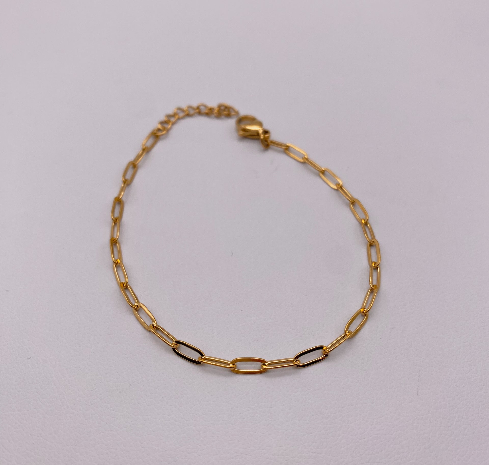 2.5MM Paperclip Bracelet