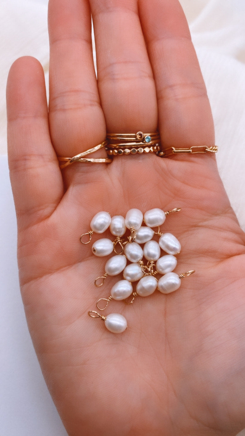 ADD ON - 6MM Fresh Water Pearl Charm
