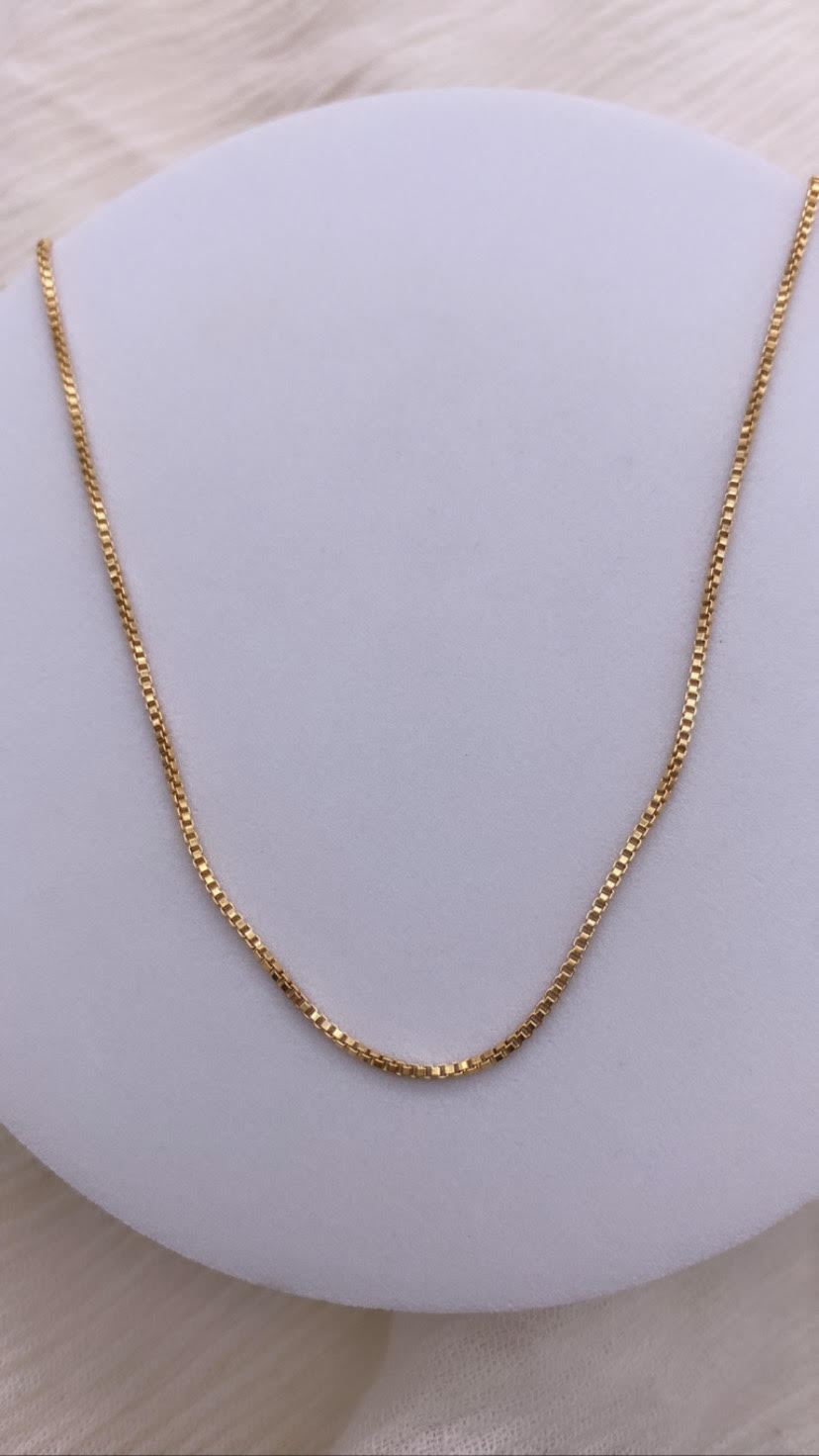 ADD ON - STEP 1: PICK YOUR CHAIN: BOX CHAIN