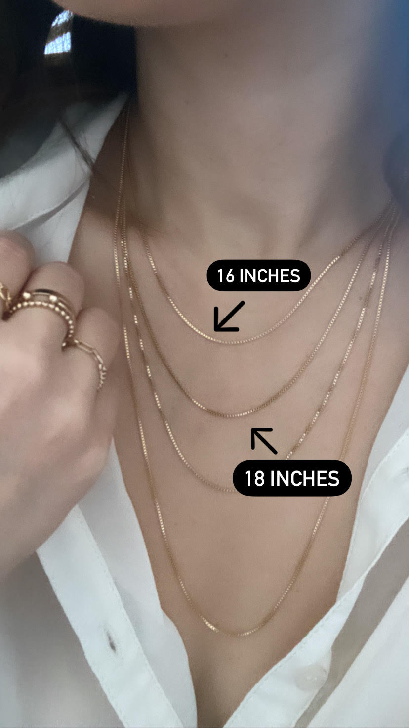 ADD ON - STEP 1: PICK YOUR CHAIN: BOX CHAIN