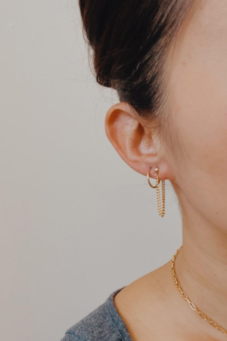 Curb Chain Earrings