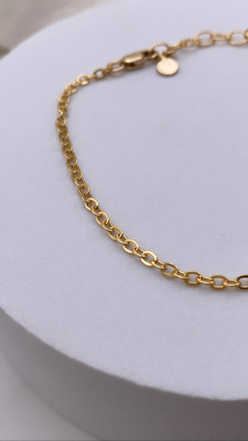 ADD ON - STEP 1: PICK YOUR Anklet OR Bracelet CABLE CHAIN