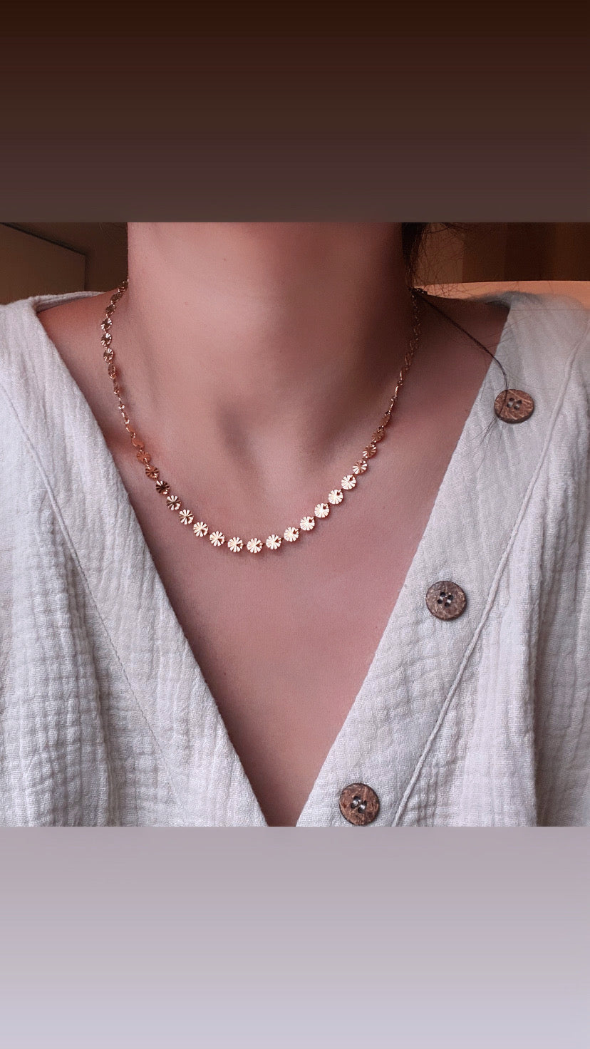 Sunburst Dot Necklace
