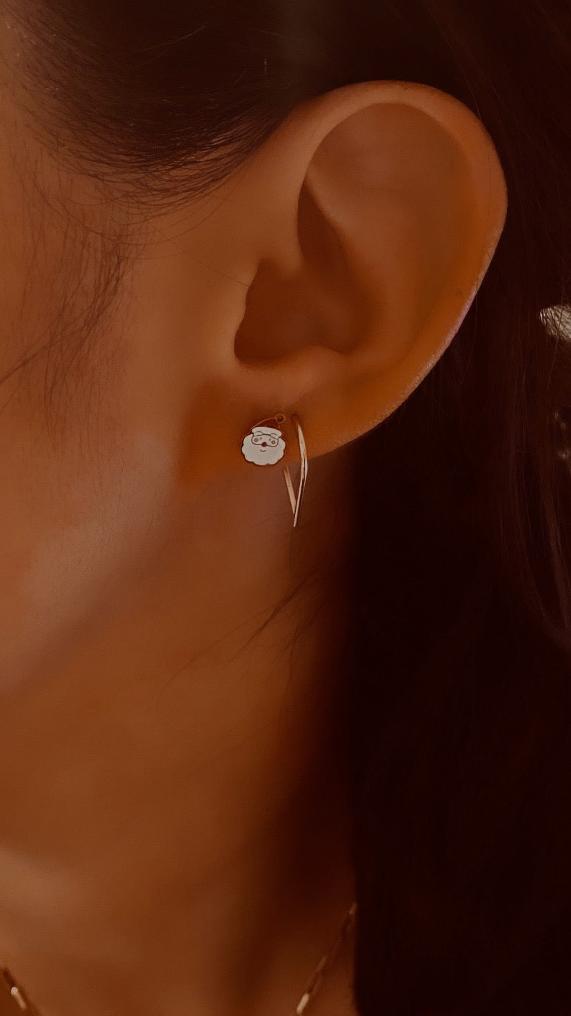 Santa Claus Stud - FLAT BACK