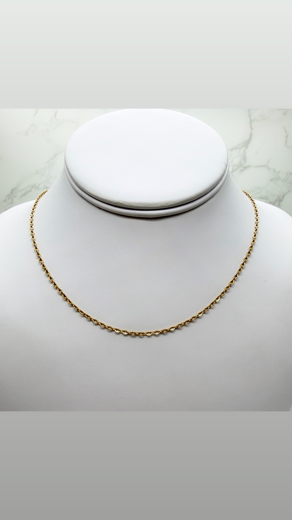 Cable Chain Necklace - 18K