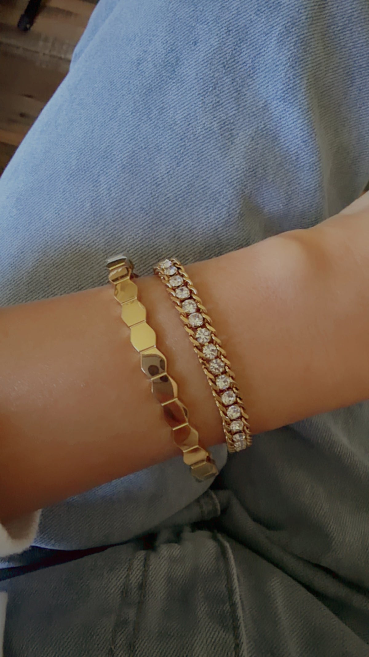 Hexagon Bangle