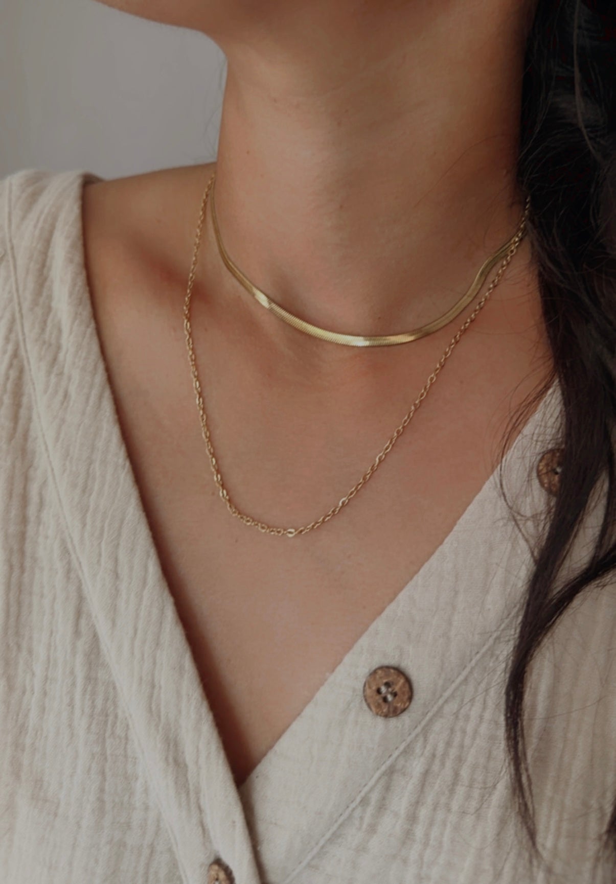 Cable Chain Necklace - 18K
