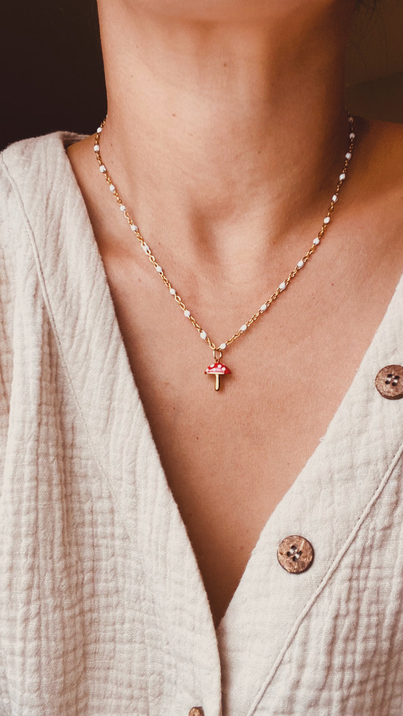 Red Mushroom Charm