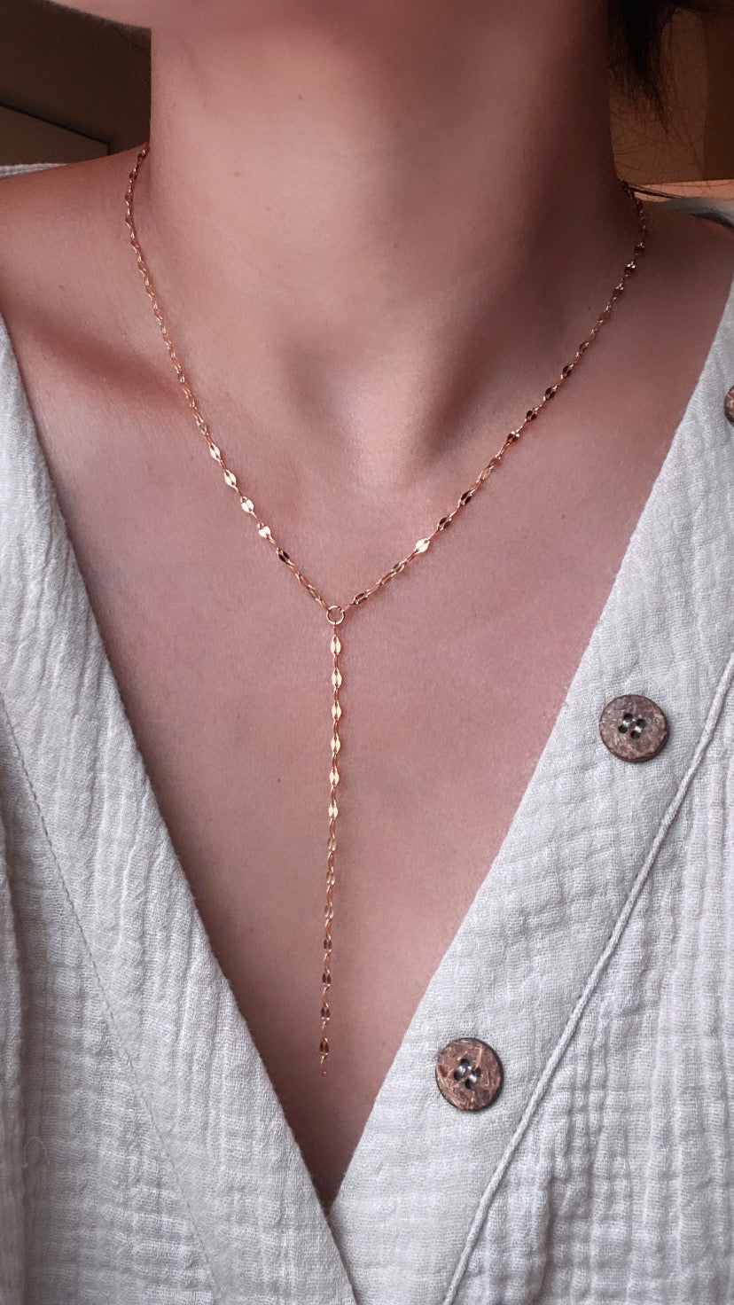 Lariat Flat Oval Chain