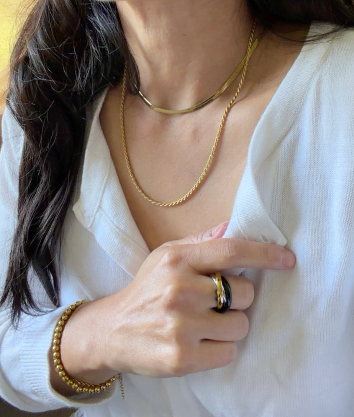 Rope Chain Necklace- 18K