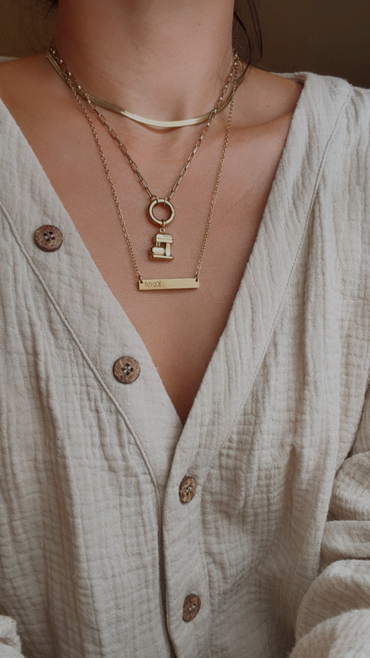 Kitchen Mixer Charm - 18K