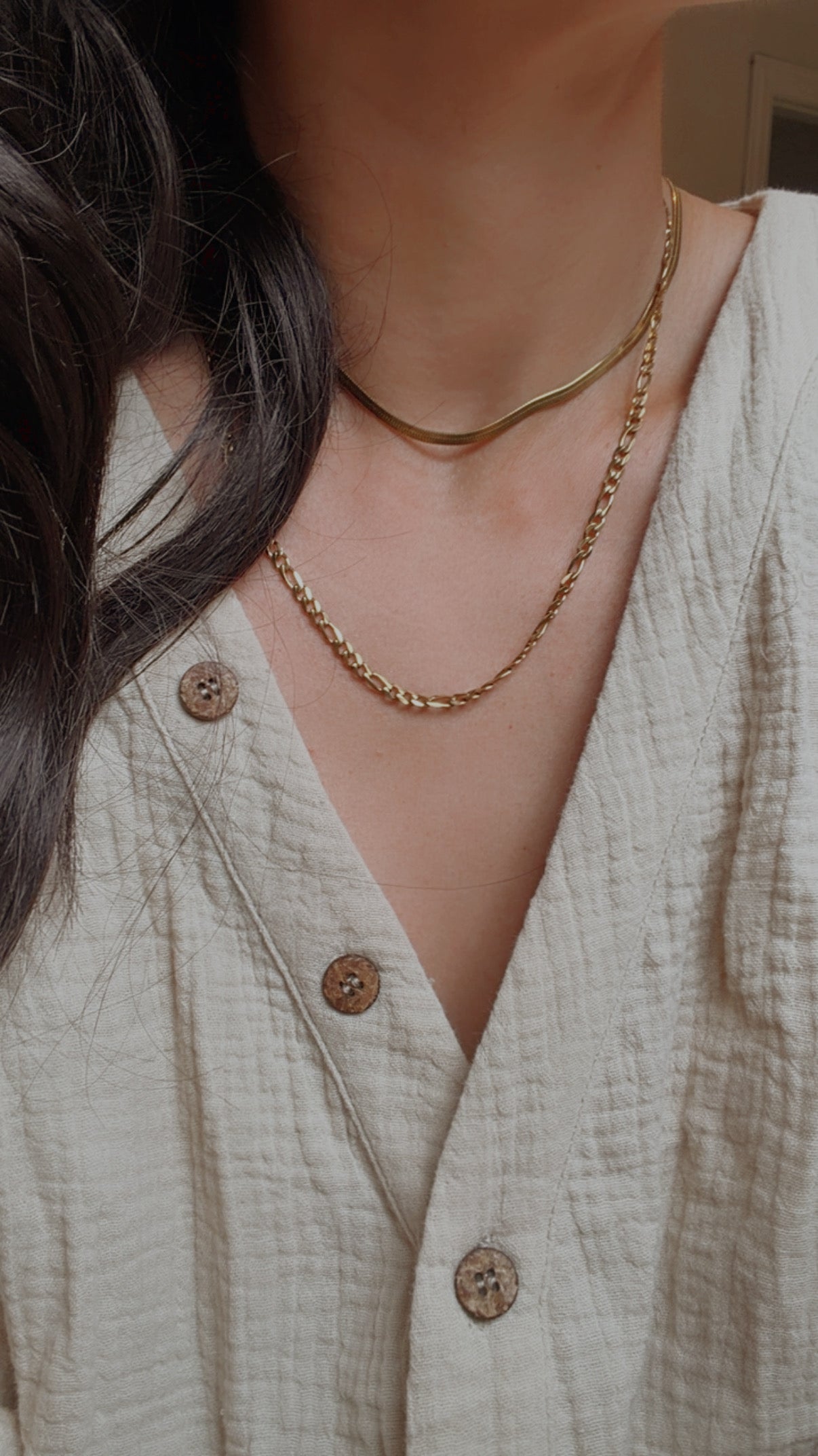 18K Figaro Chain