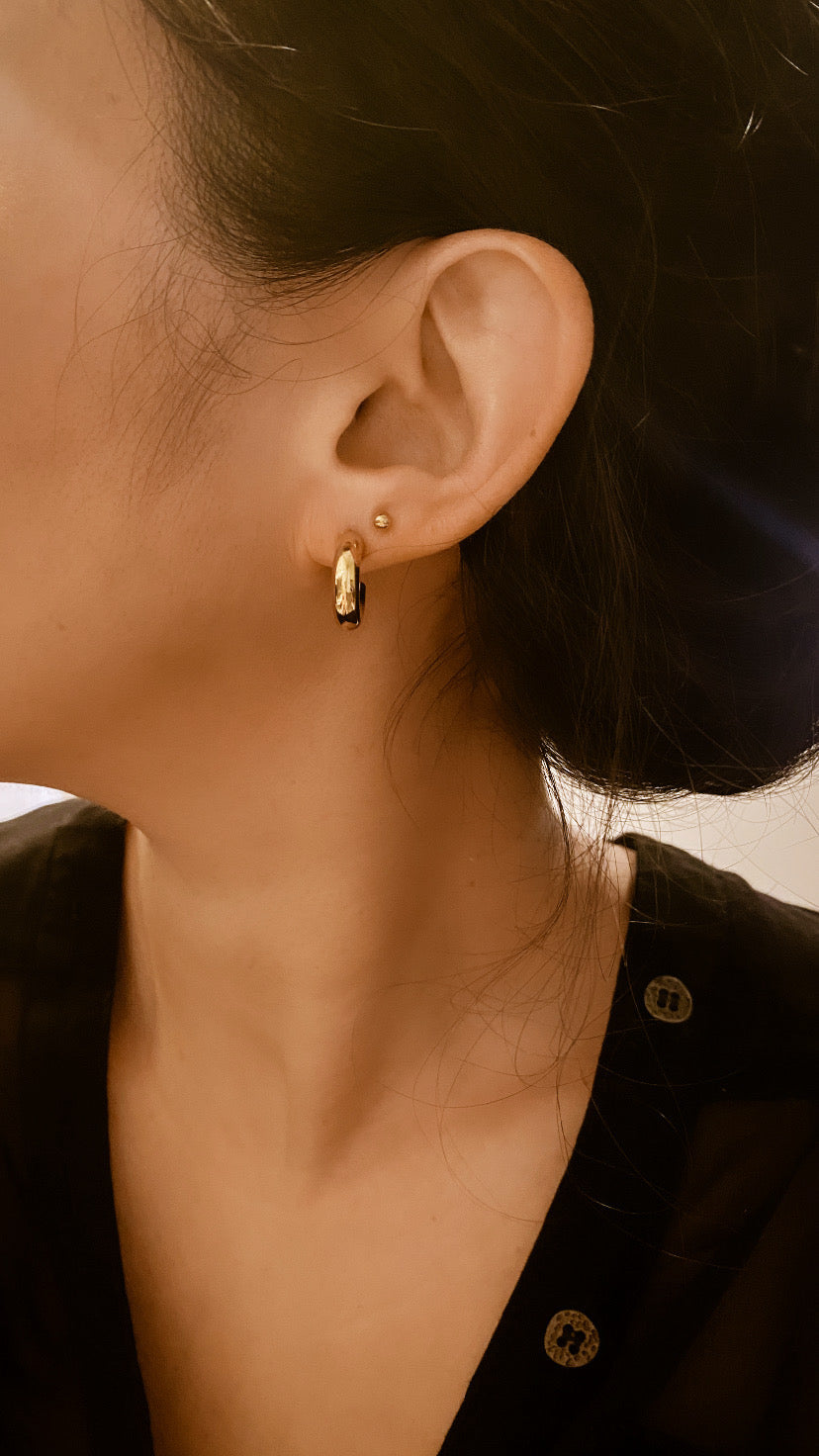 15MM Chunky Hoops w/ post
