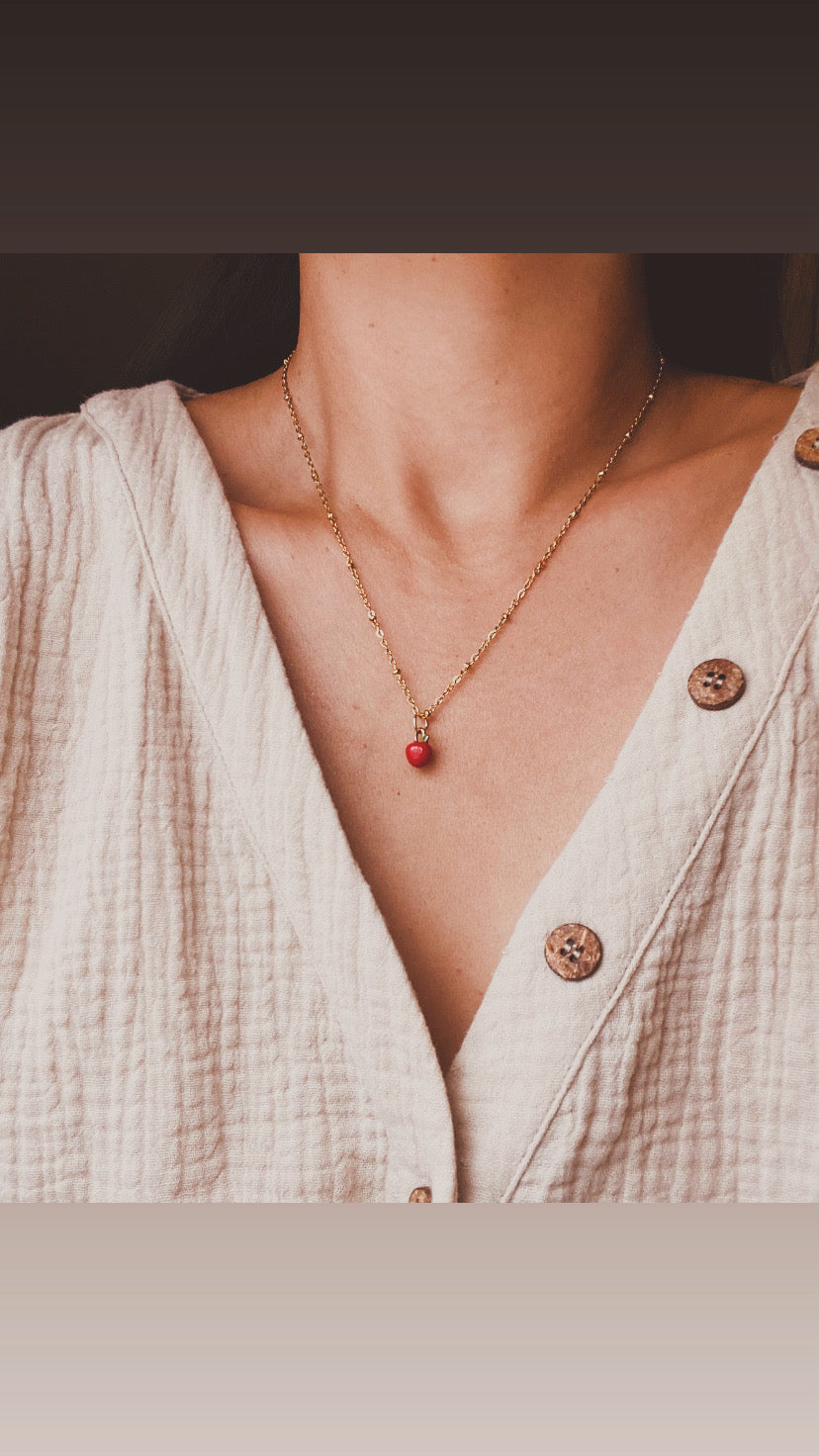 Red Apple Charm