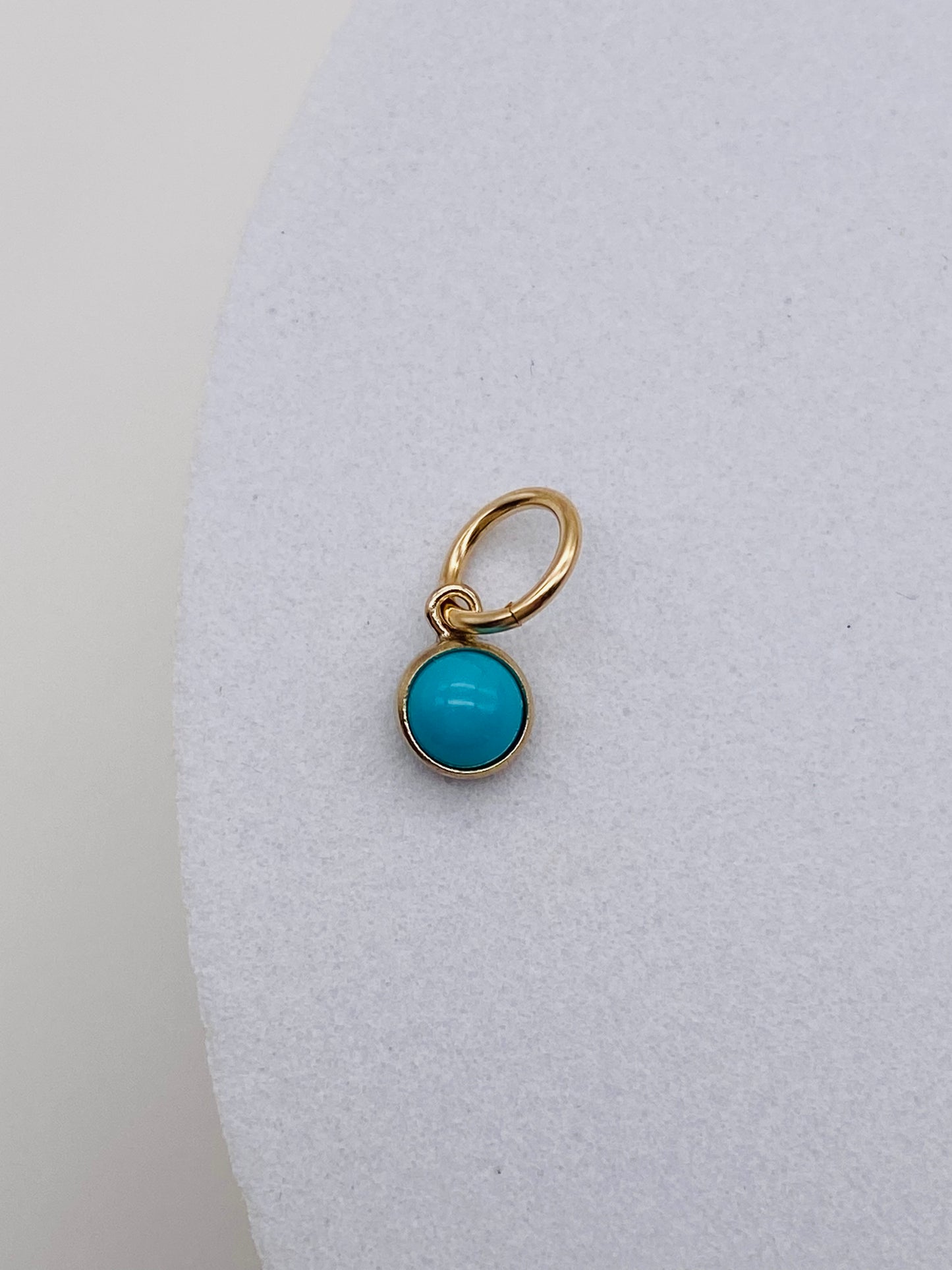 Turquoise Charm 4MM