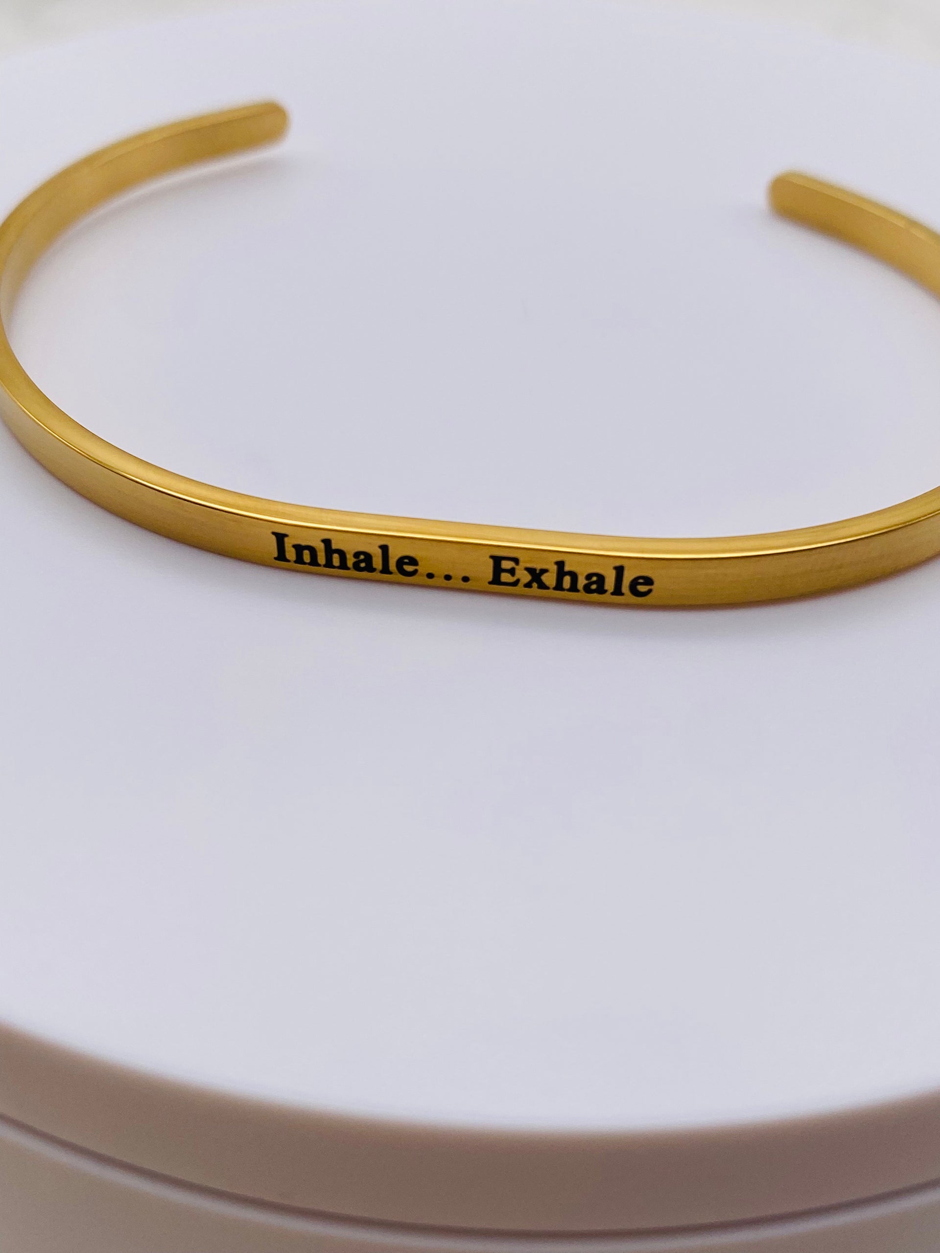 Inhale...Exhale Bangle Cuff
