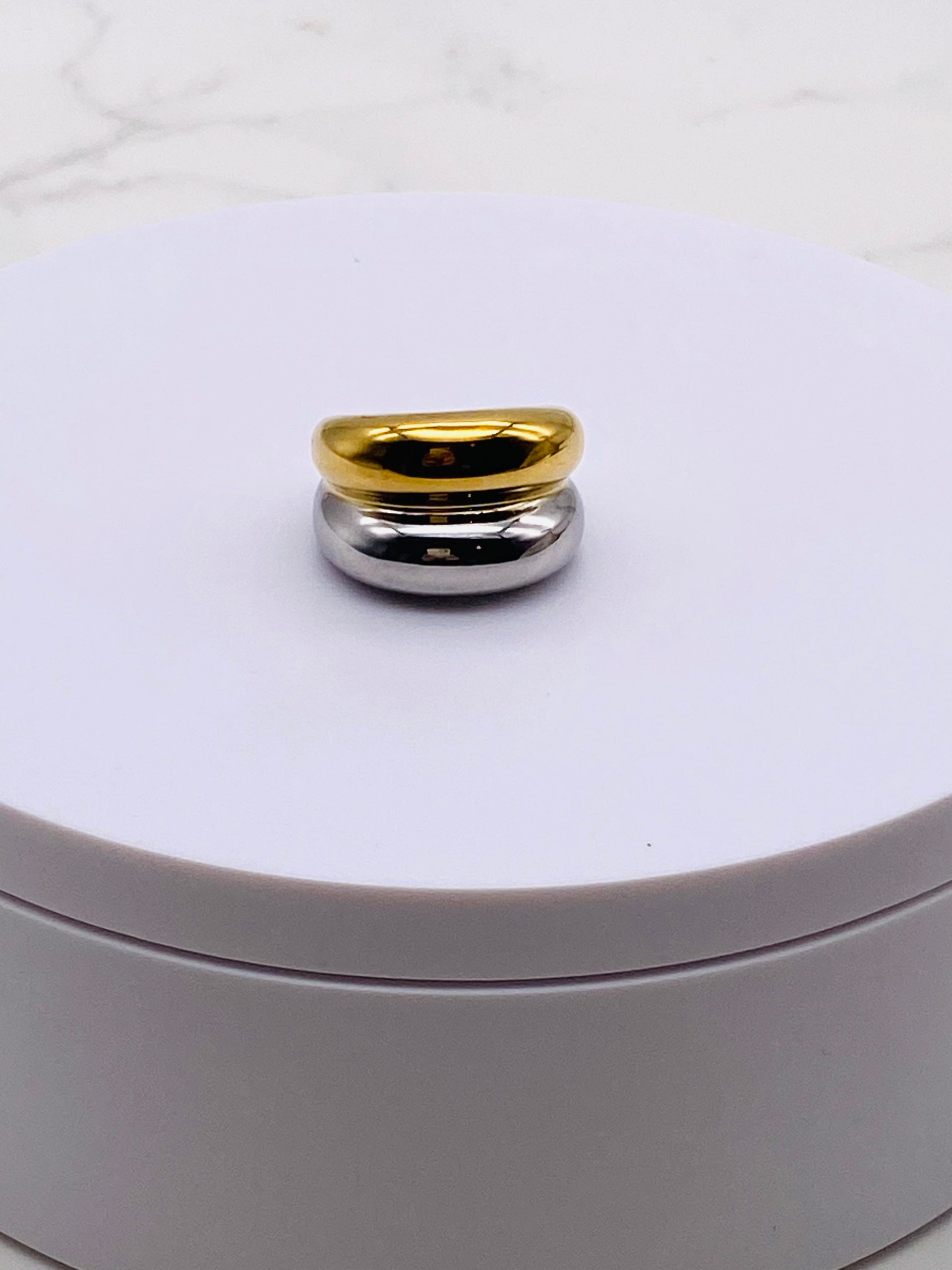 2 Tone Bubble Ring