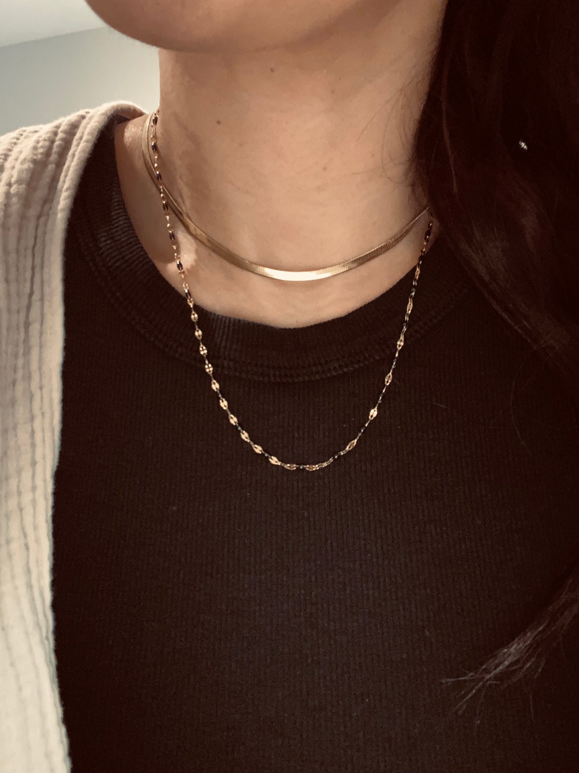 Lip Chain NECKLACE - multiple colors
