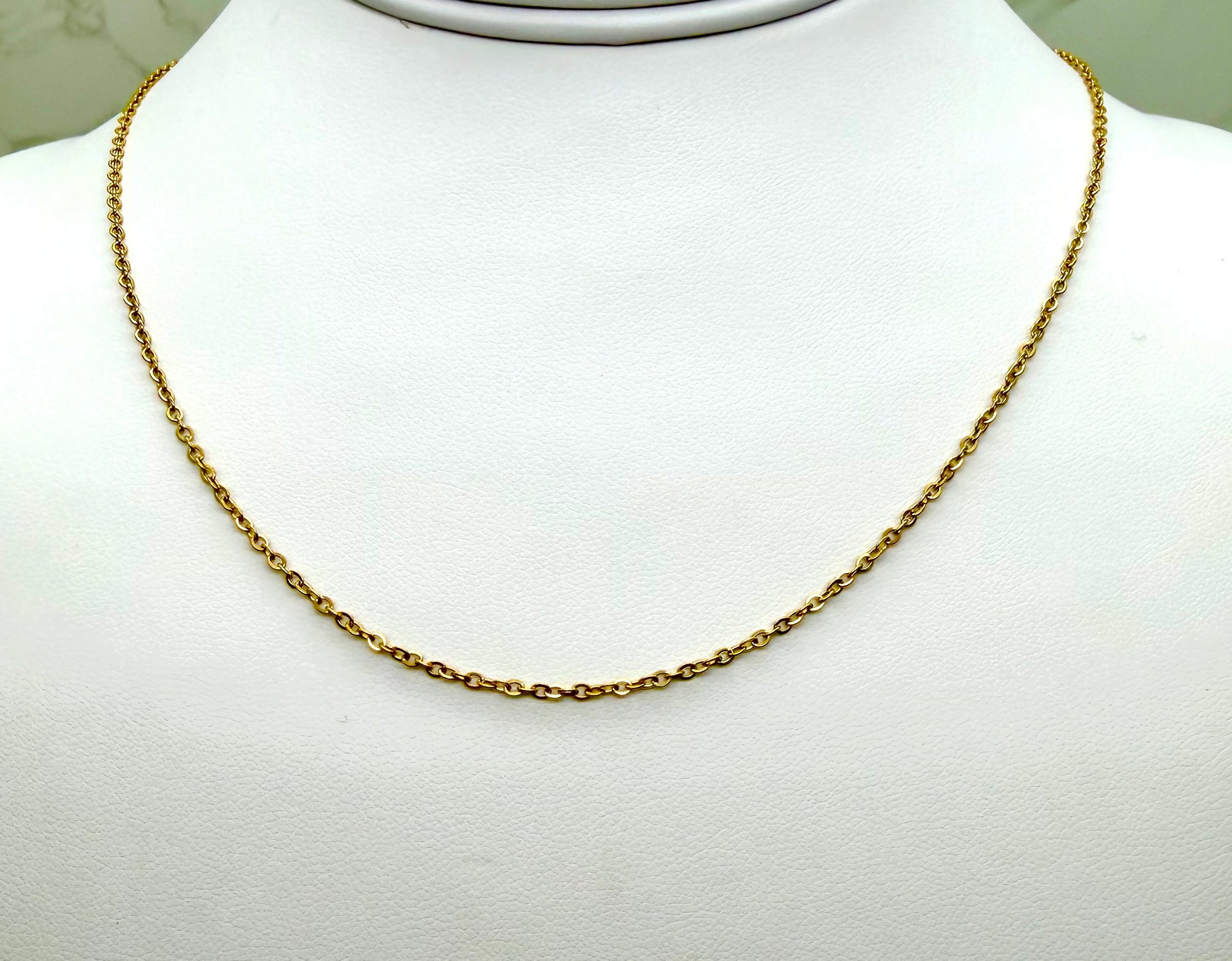 Cable Chain - 14K Gold Filled Stainless Steel Base