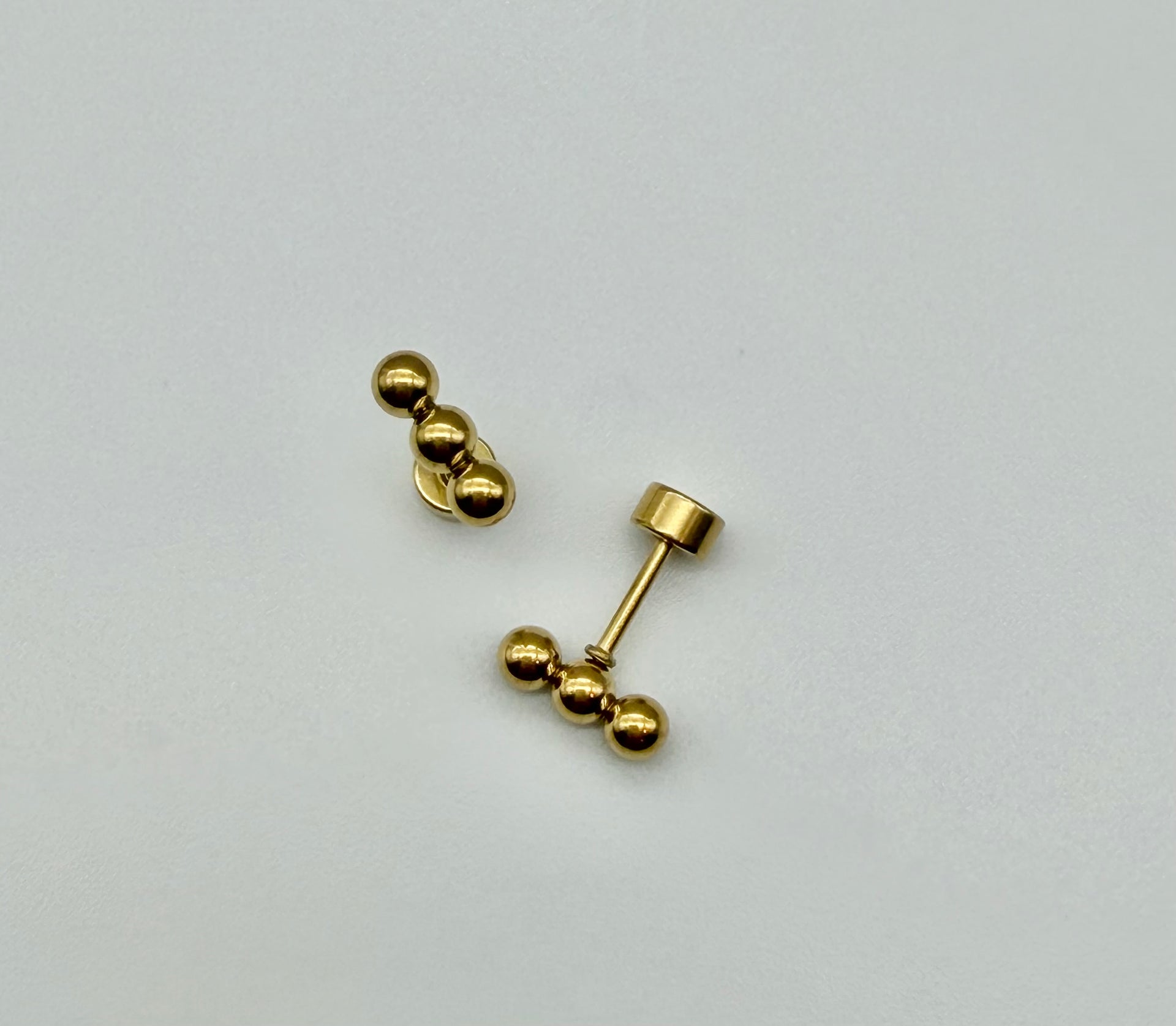 3 Ball Horizontal FLAT BACKS