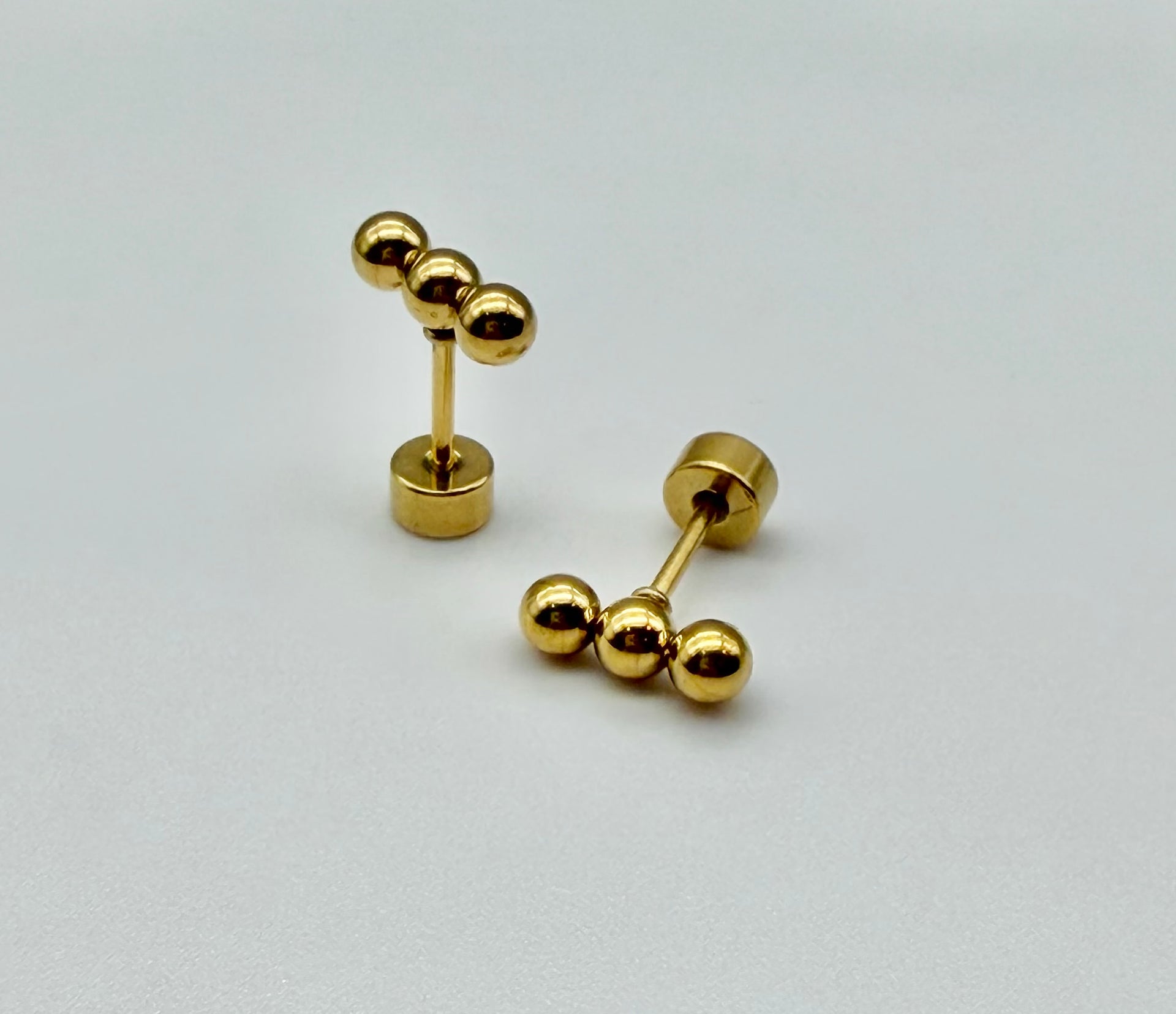 3 Ball Horizontal FLAT BACKS