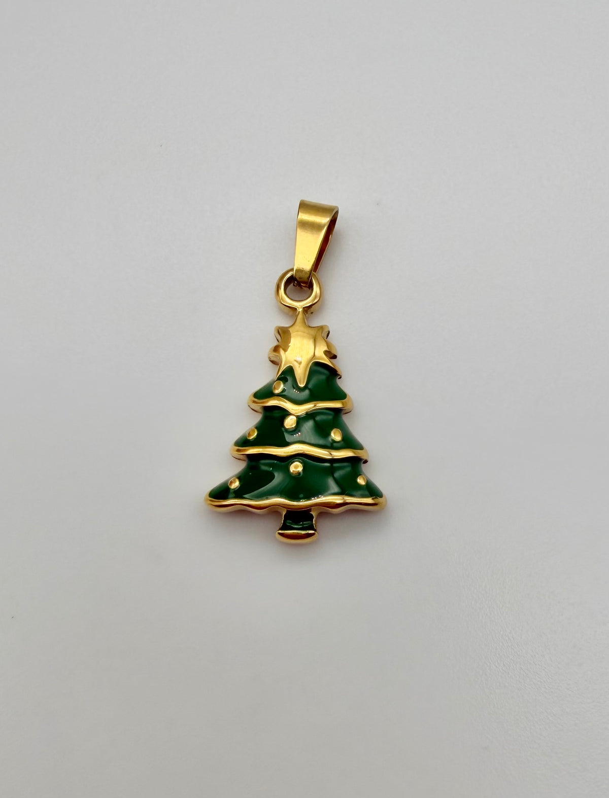 Christmas Tree Charm - 18K