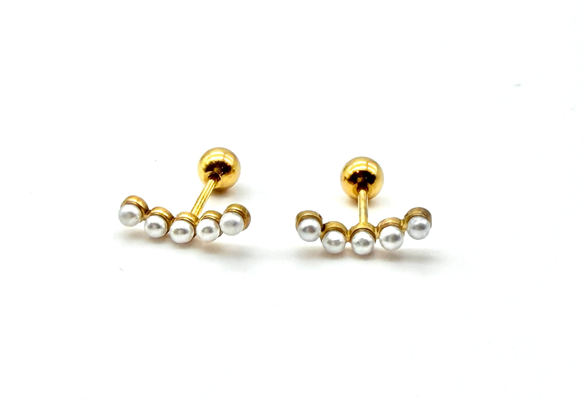 Pearl like Crawler FLAT BACK