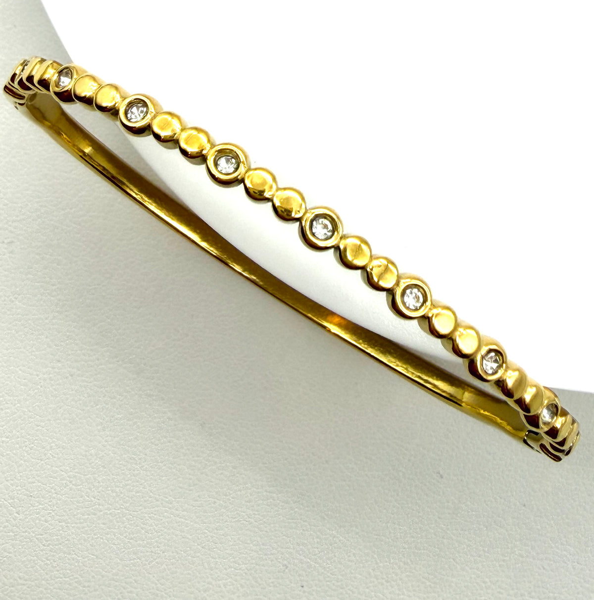 Round CZ Bangle