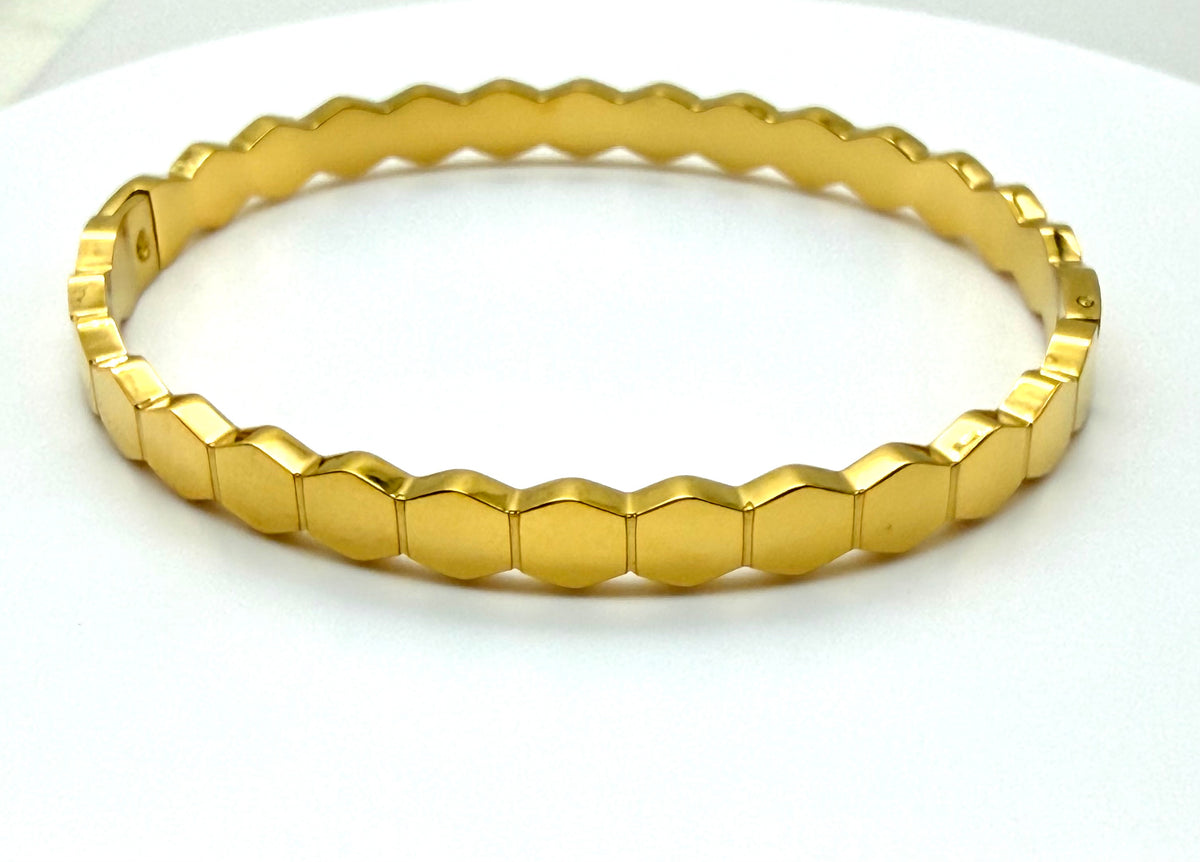Hexagon Bangle