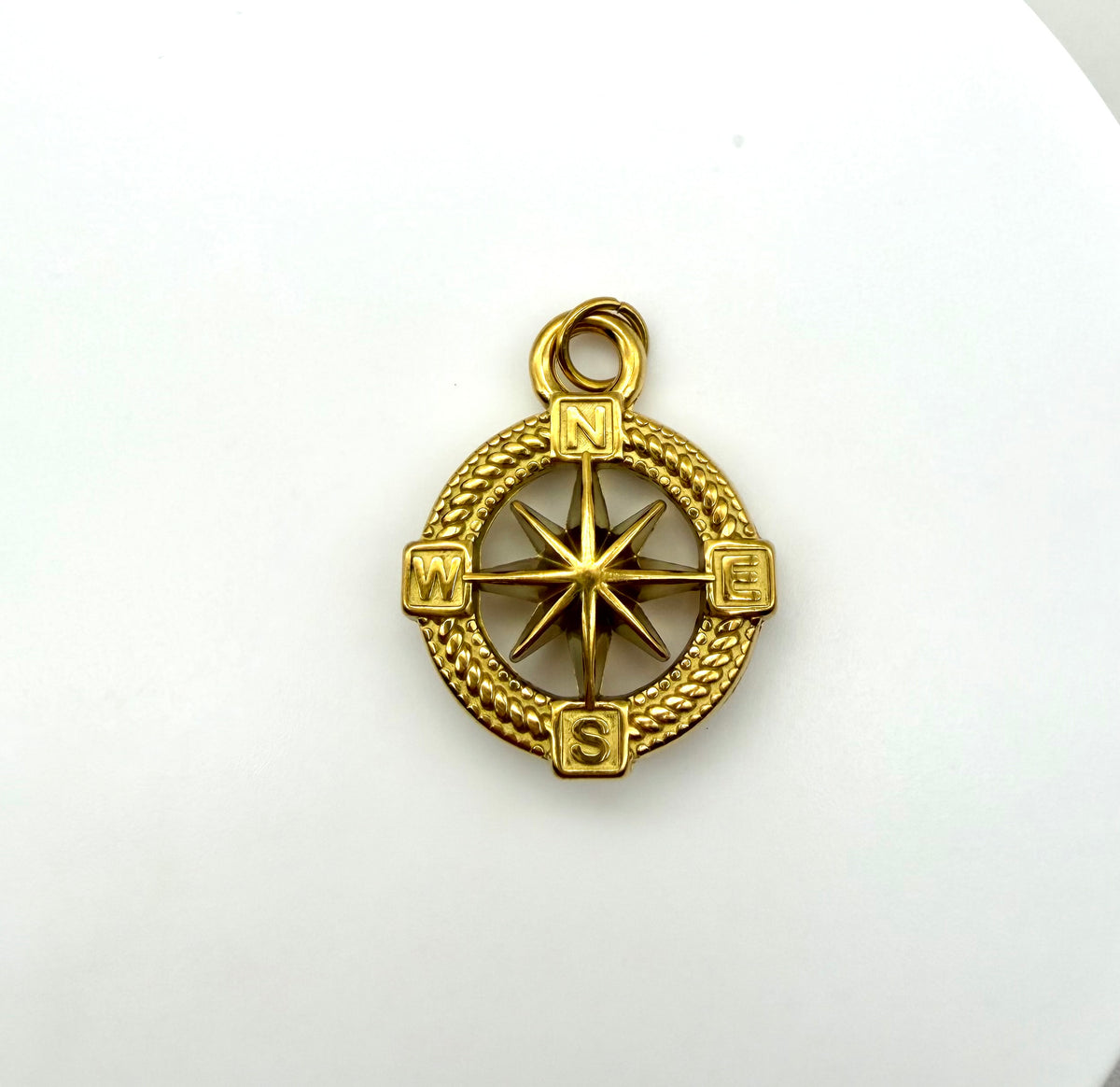 Compass Charm - 18K