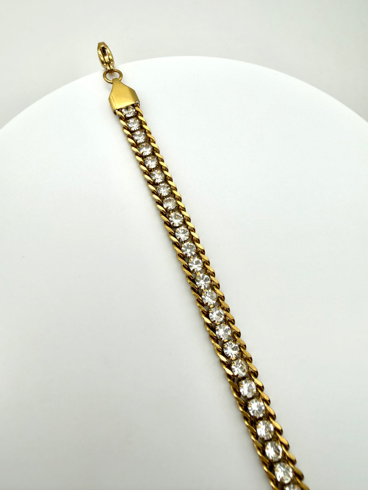 Curb Chain Tennis Bracelet