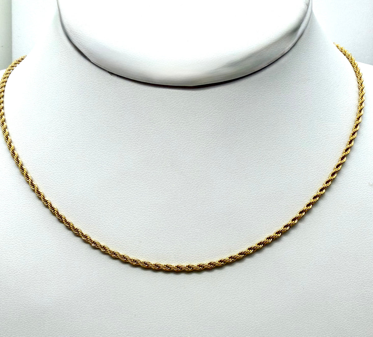Rope Chain Necklace- 18K