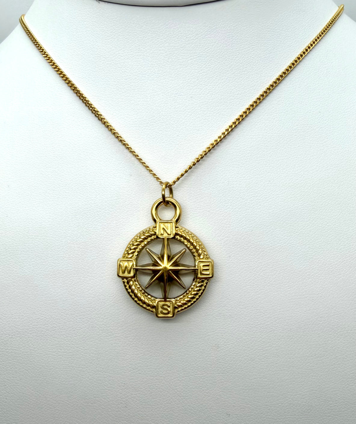 Compass Charm - 18K