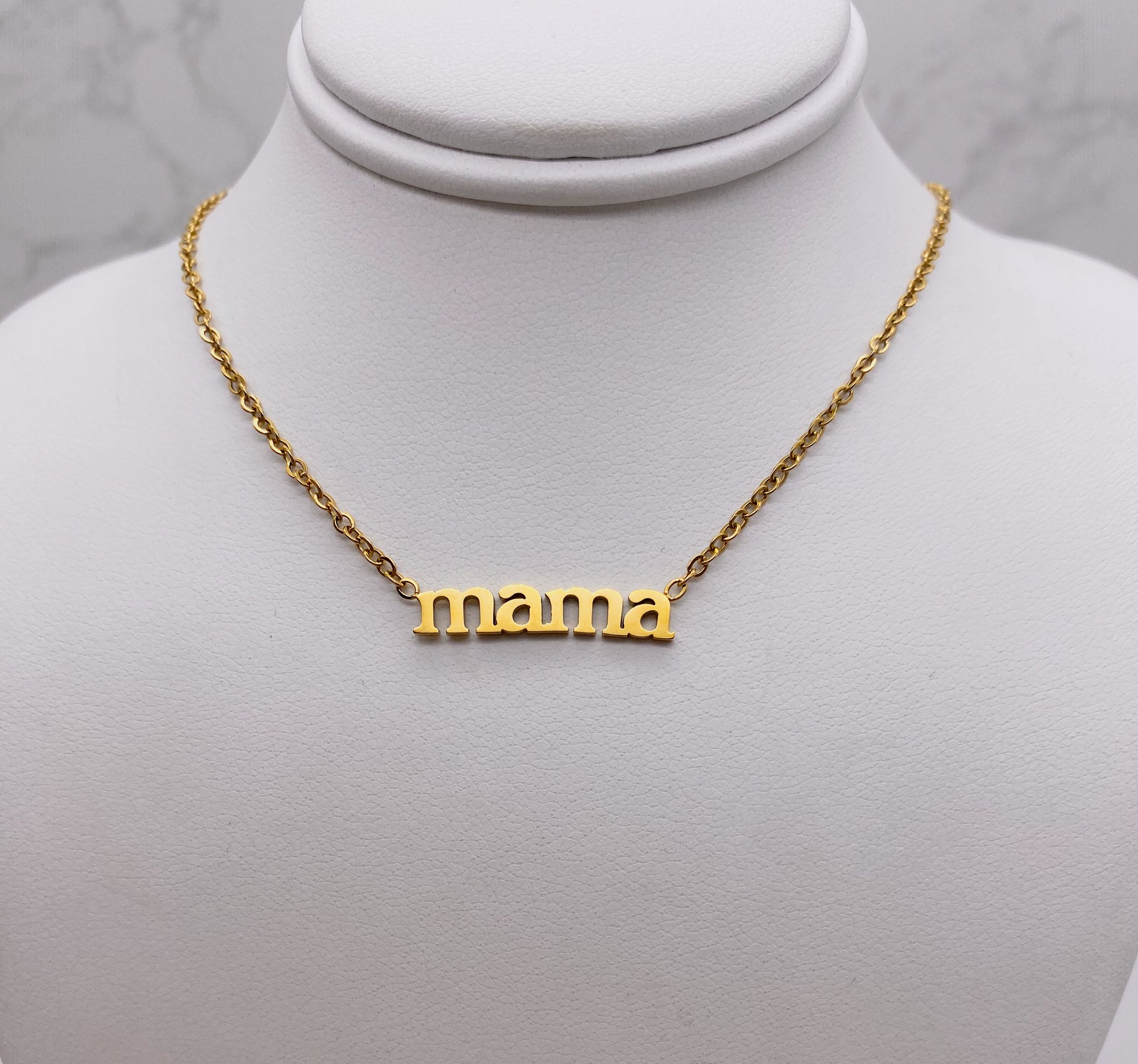 Mama Pendant Necklace