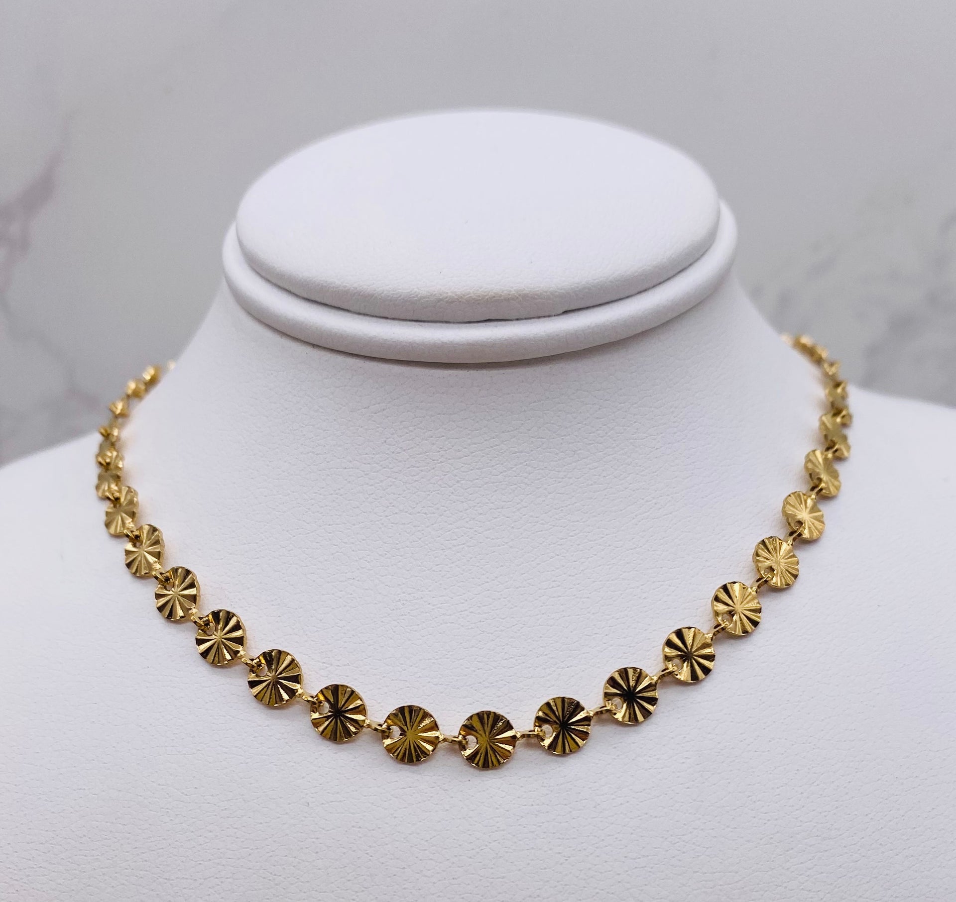 Sunburst Dot Necklace