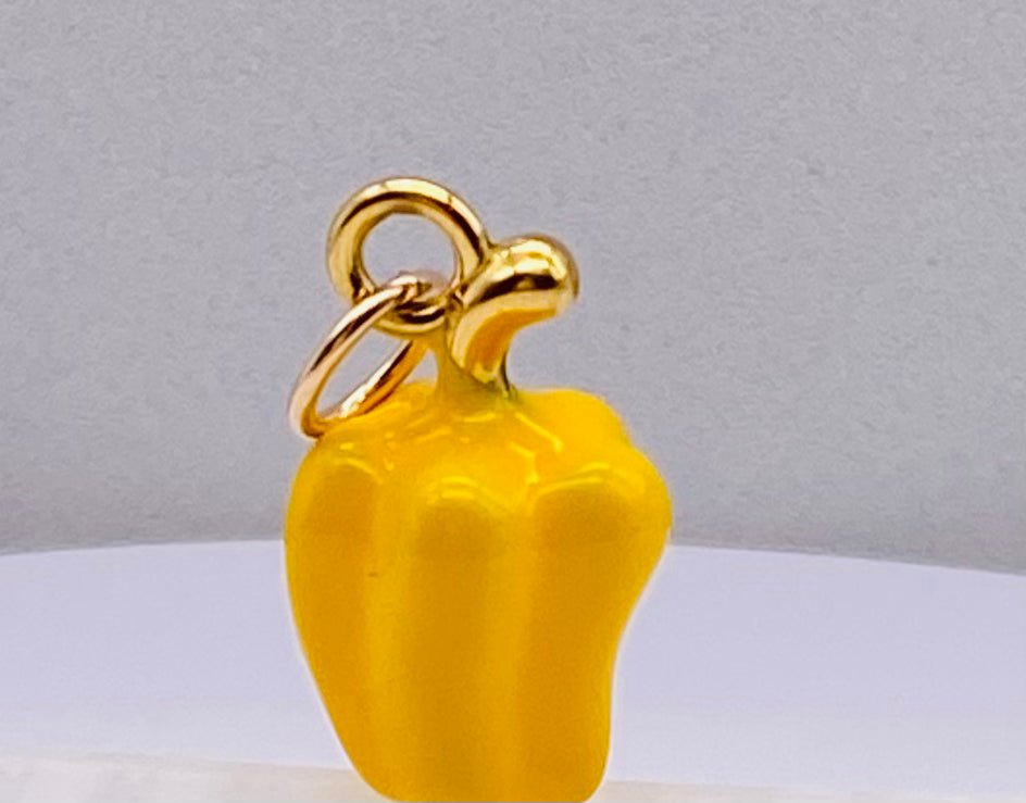 Yellow Bell Pepper Charm