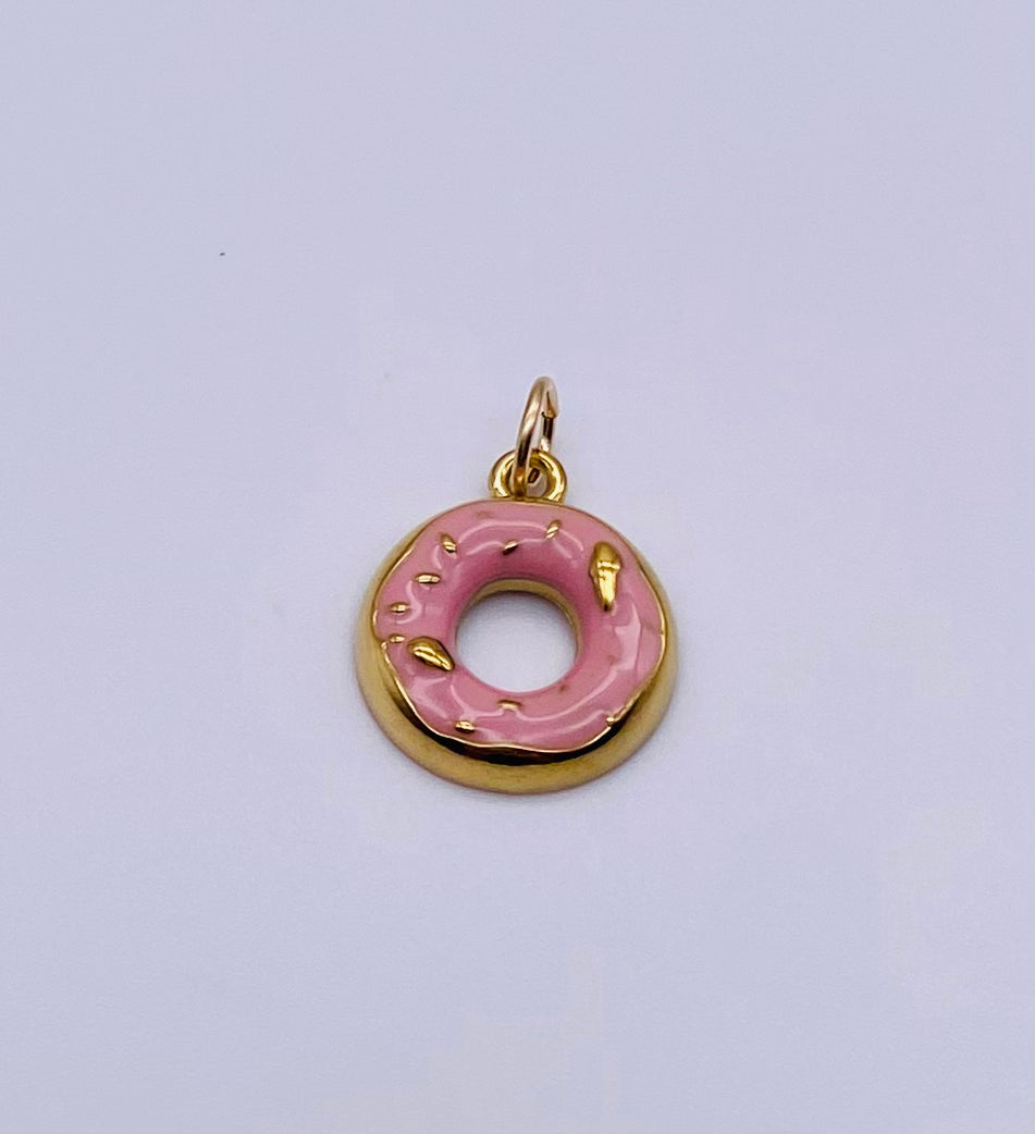 Pink Donut Charm