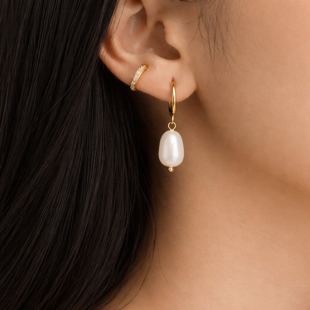 10MM CZ Huggie Hoops