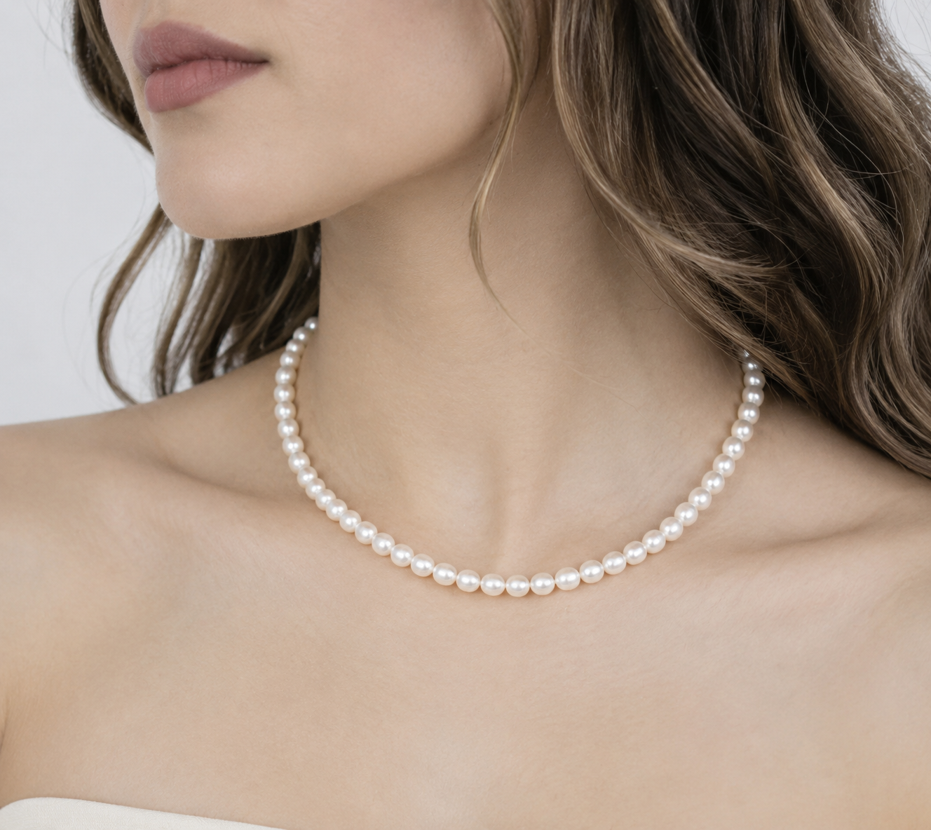 Fresh Water Pearl Necklace - 18K