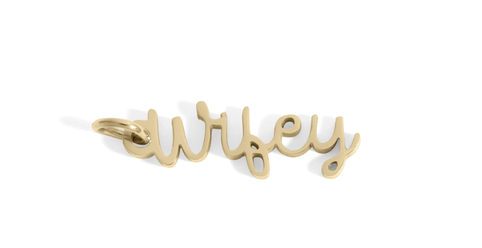 Wifey Charm - 18K